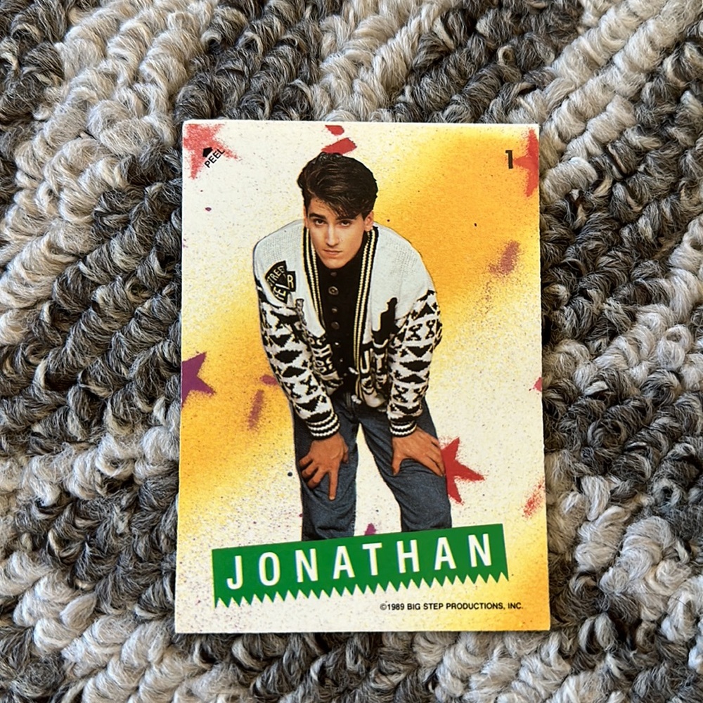 Vintage Collectible New Kids on the Block trading cards
